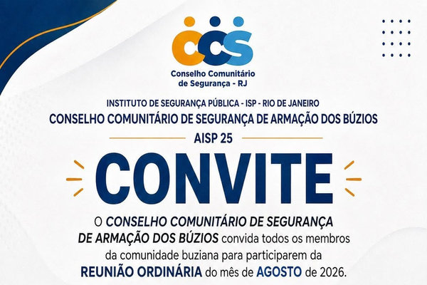 Convite – É segunda-feira, (10), Reunião do CCS-AB